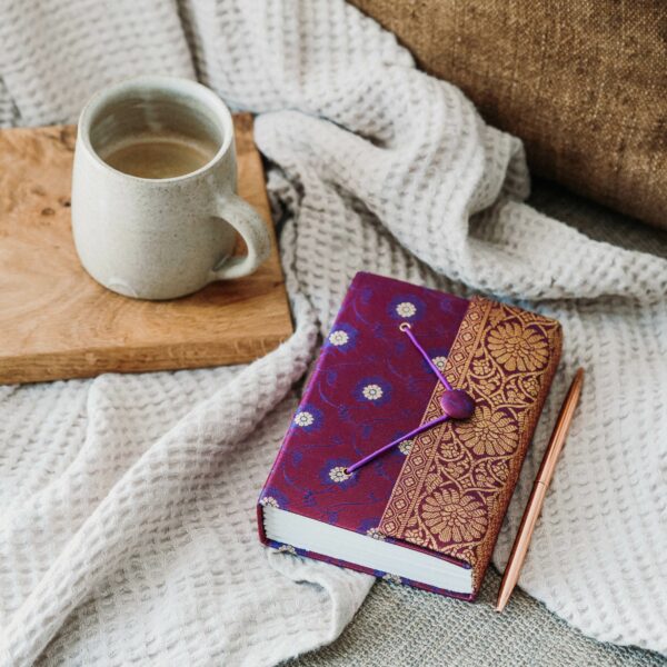 Medium Sari Fabric Journal - Image 12