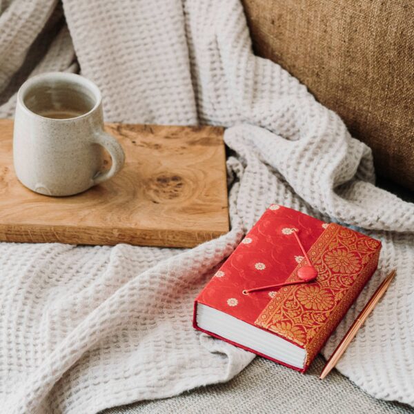 Medium Sari Fabric Journal - Image 13