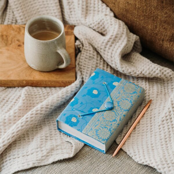 Medium Sari Fabric Journal - Image 9