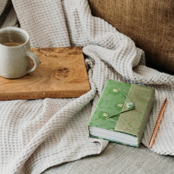 Medium Sari Fabric Journal - Image 10