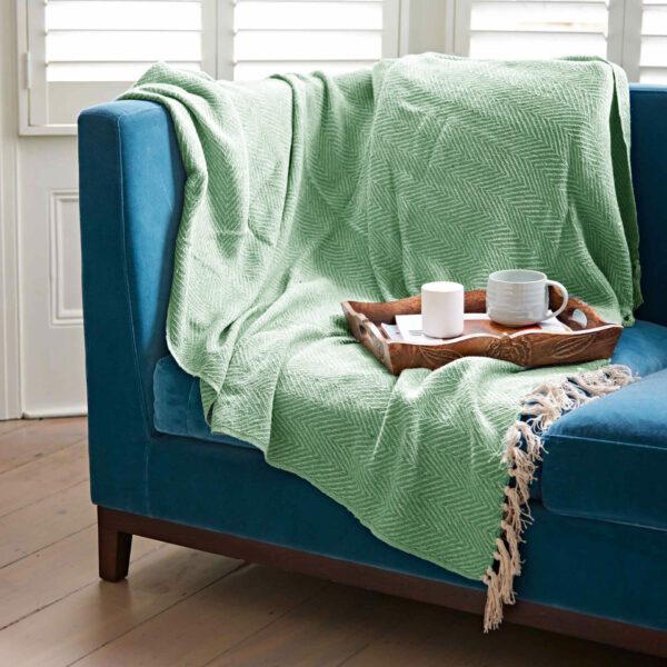 cotton throw fair trade sustainable