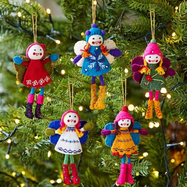 Felt Alpine Girl Decoration