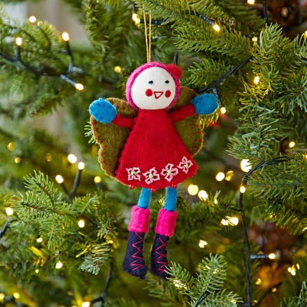 Felt Alpine Girl Decoration - Image 9