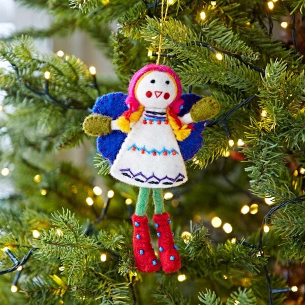 Felt Alpine Girl Decoration - Image 8