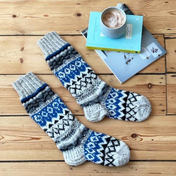 Woollen Fairisle Socks - Image 12
