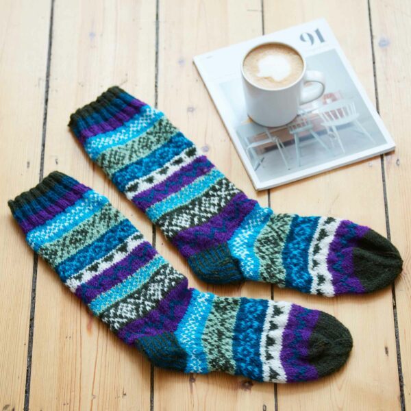 Woollen Fairisle Socks - Image 9