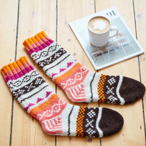 Woollen Fairisle Socks - Image 10