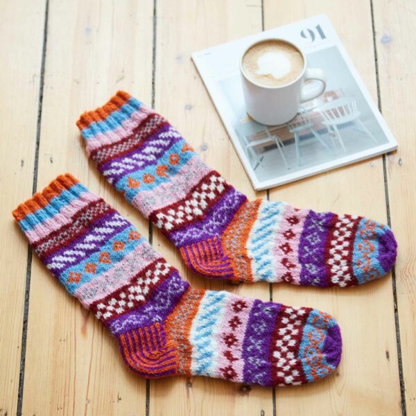 Woollen Fairisle Socks - Image 8