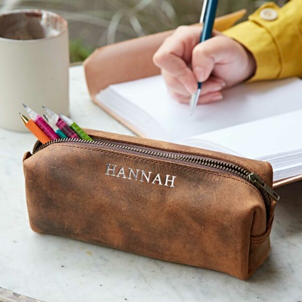 Personalised pencil case fair trade