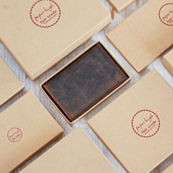 Personalised Buffalo Leather Credit Card Holder - Image 5