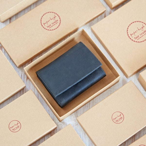 Personalised Buffalo Leather Trifold Wallet - Image 7