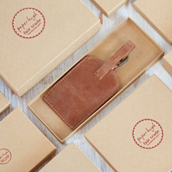 Personalised Leather Luggage Tag - Image 7