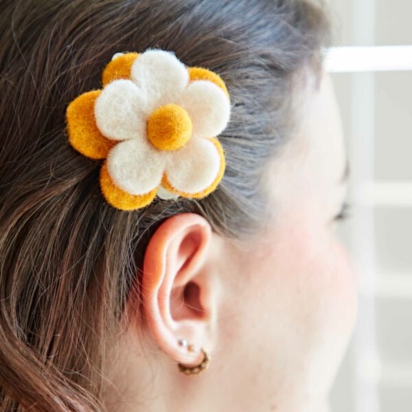 Felt Flower Hair Clip - Image 5