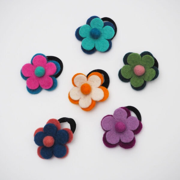 Felt 2 Flower Hair Band