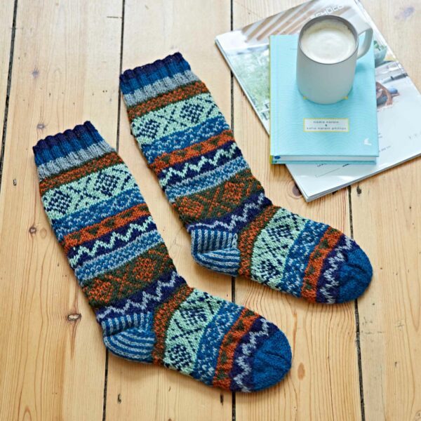 Woollen Fairisle Socks - Image 14