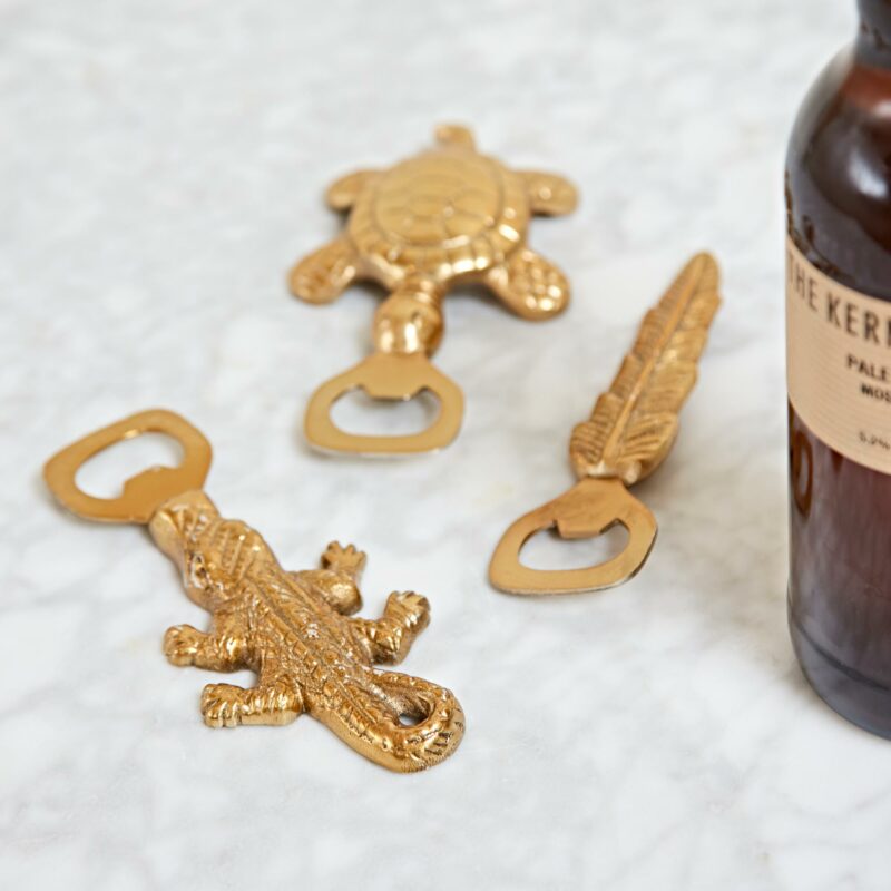 Gold Bottle Opener Paper High