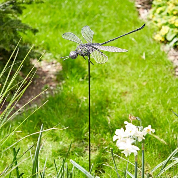 Anax Metal Dragonfly Garden Stake Decoration - Image 3