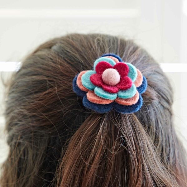 Felt 4 Flower Hair Band - Image 4