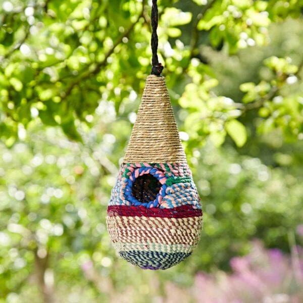 Teardrop Recycled Cotton Birdhouse - Image 4