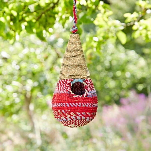 Teardrop Recycled Cotton Birdhouse - Image 3