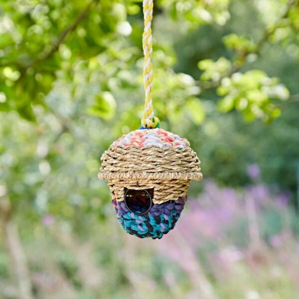 Acorn Recycled Cotton Birdhouse - Image 4