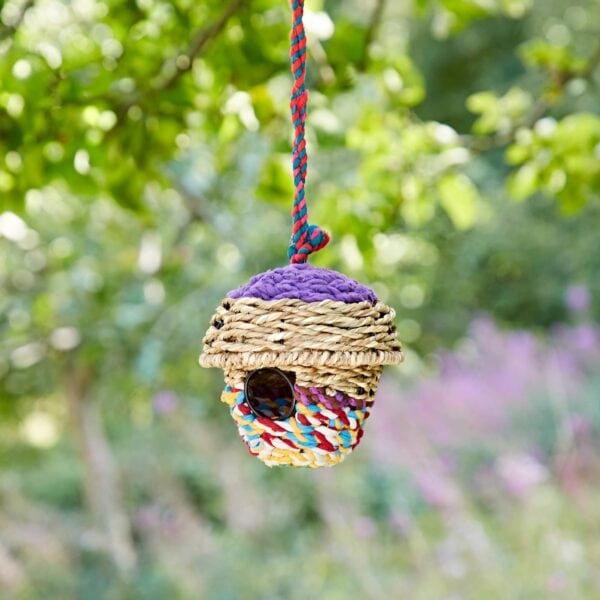 Acorn Recycled Cotton Birdhouse - Image 5