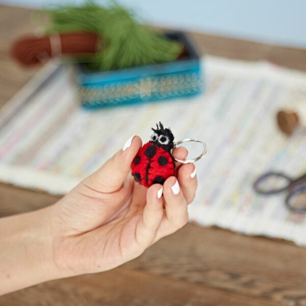 Felt Ladybird Keyring