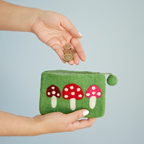 Felt Mushroom Purse - Image 5