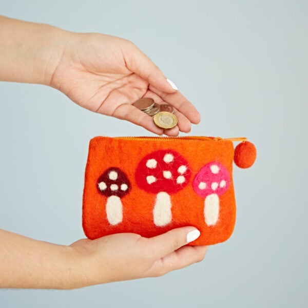 Felt Mushroom Purse - Image 4
