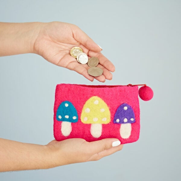 Felt Mushroom Purse - Image 3