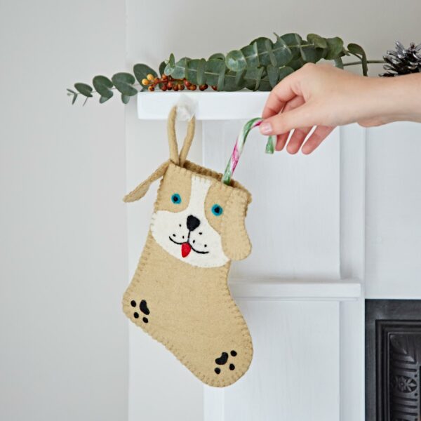 Felt Animal Christmas Stocking - Image 6