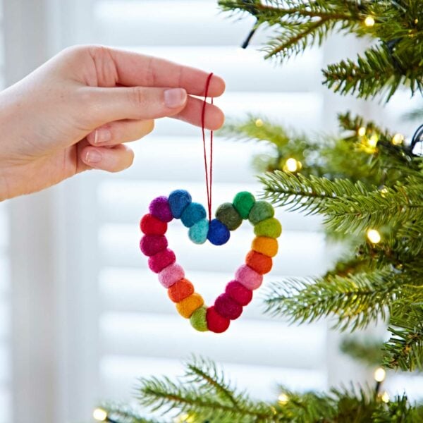 Felt Multicoloured Hanging Decoration - Image 7
