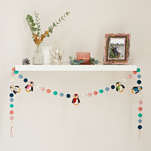 Felt Penguin Garland - Image 5