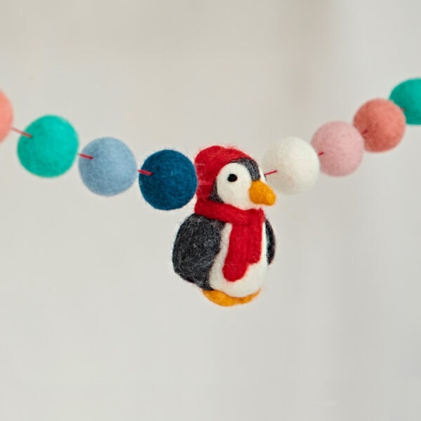 Felt Penguin Garland - Image 4