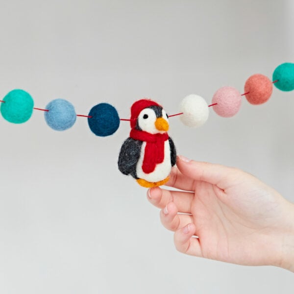 Felt Penguin Garland - Image 6