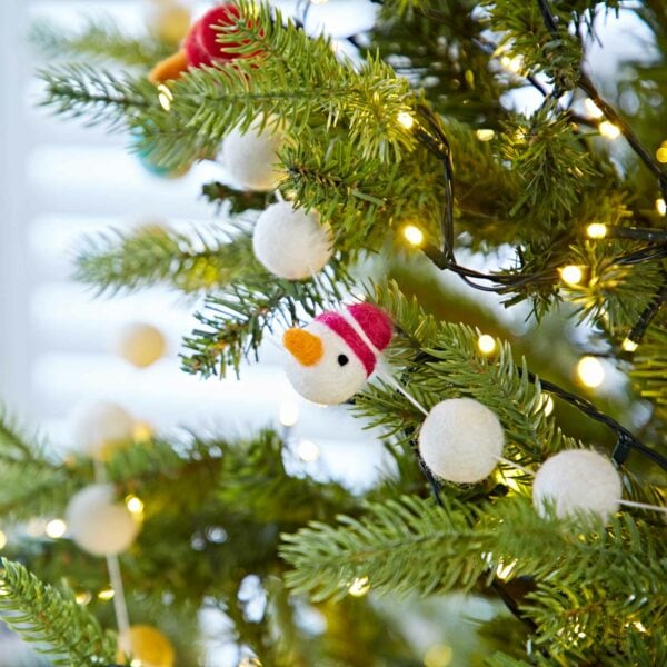 Felt Snowman Garland - Image 4