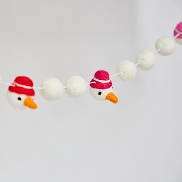 Felt Snowman Garland - Image 5