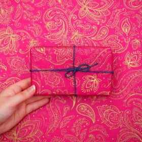 Cerise Paisley