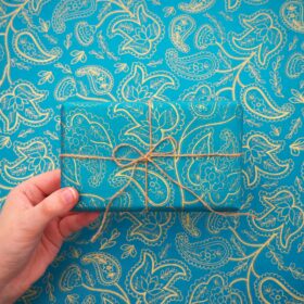Turquoise Paisley
