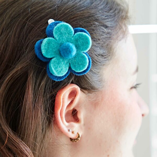 Felt Flower Hair Clip - Image 6