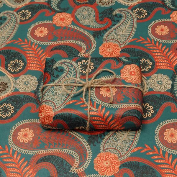 Paisley Patterned Gift Wrap - Image 4