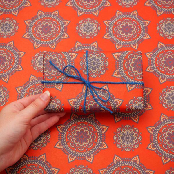 Floral Patterned Gift Wrap